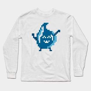 Pixel Art - Water Dance Long Sleeve T-Shirt